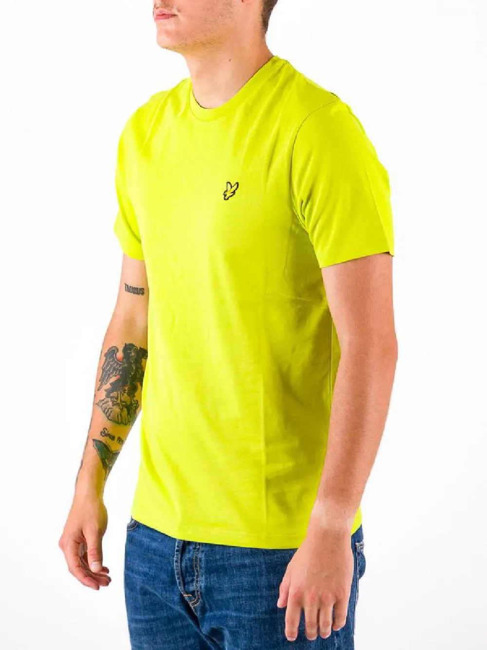 Lyle & Scott T-shirt Uomo Ts400voge Verde acido