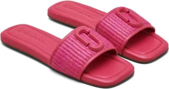 Marc Jacobs The Woven J Marc sandals Pink