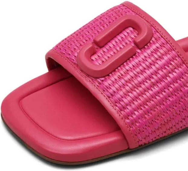 Marc Jacobs The Woven J Marc sandals Pink