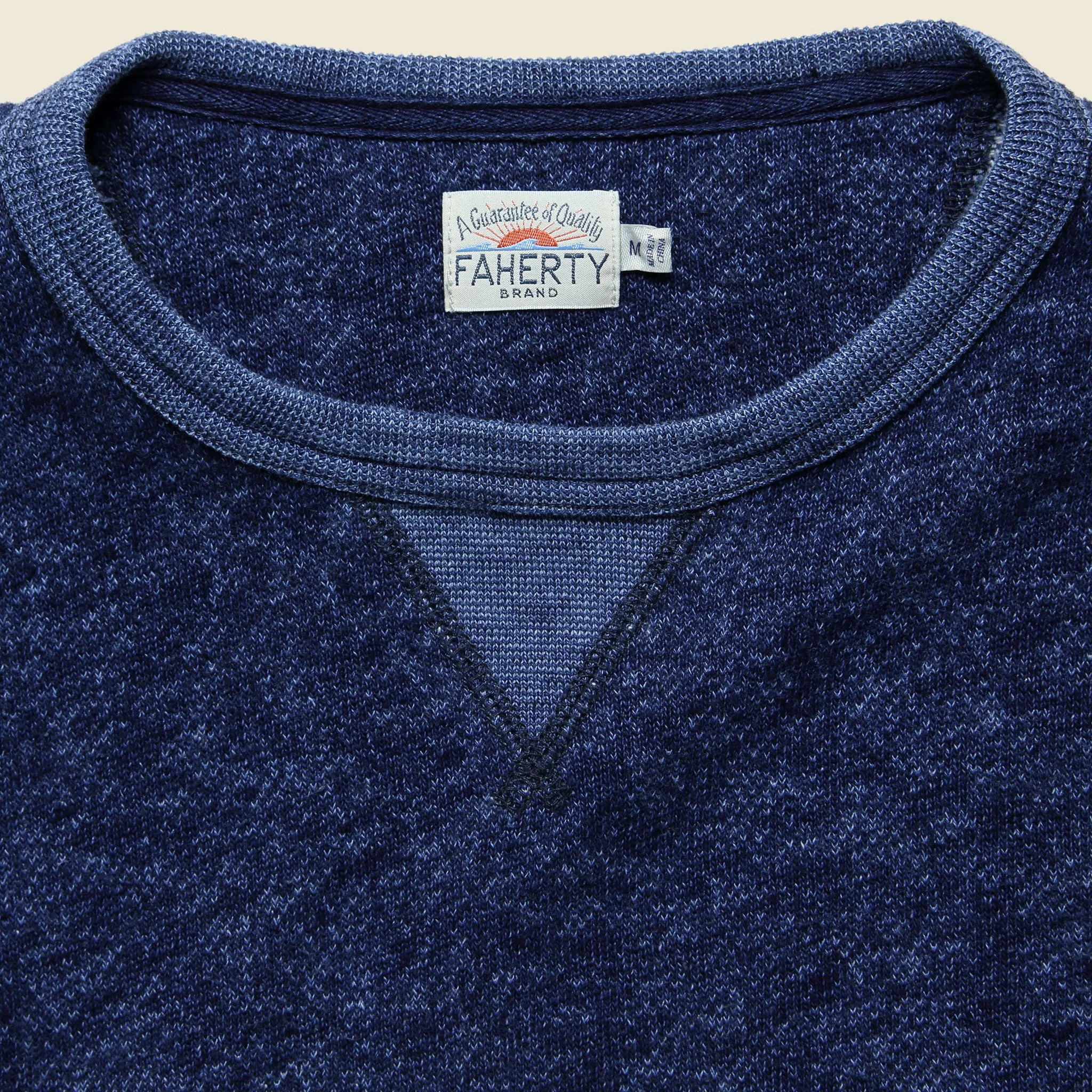 Marled Crewneck Sweatshirt - Indigo