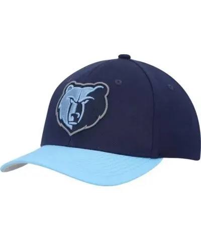 Mitchell & Ness Men's NBA Navy/Light Memphis Grizzlies MVP Team Two-Tone 2.0 Stretch-Snapback Hat