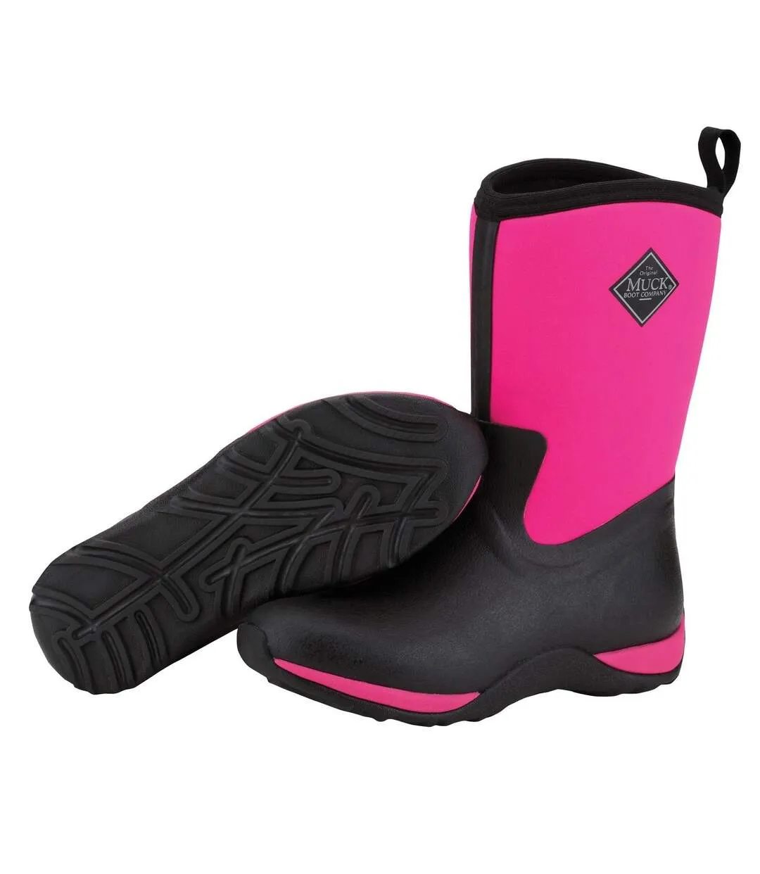 Muck Boots Unisex Arctic Weekend Pull On Wellington Boots (Black/Black) - UTFS4290