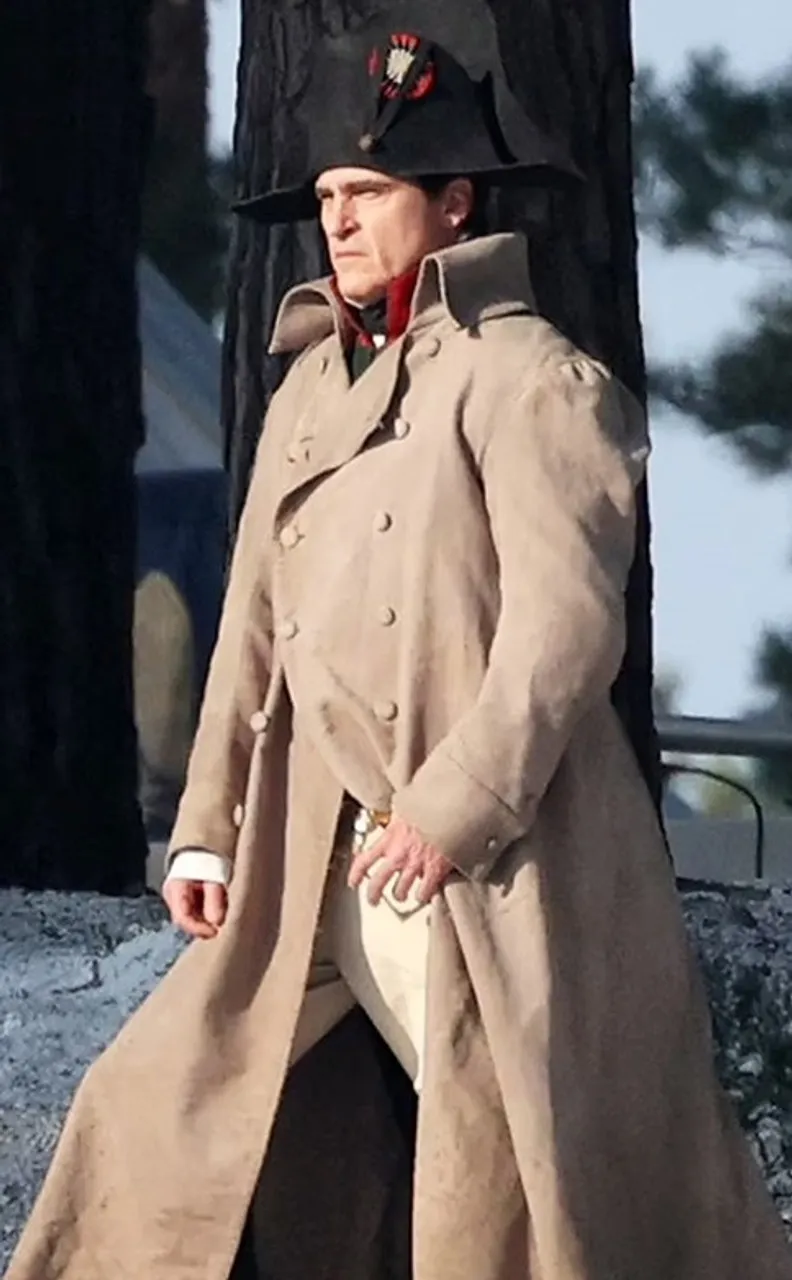 Napoleon 2023 Joaquin Phoenix Long Coat