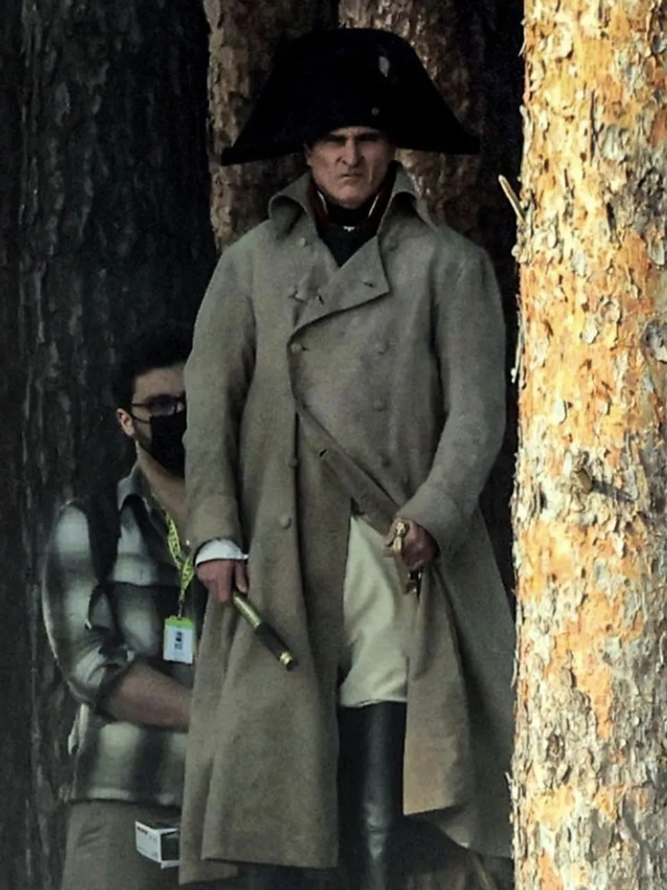 Napoleon 2023 Joaquin Phoenix Long Coat