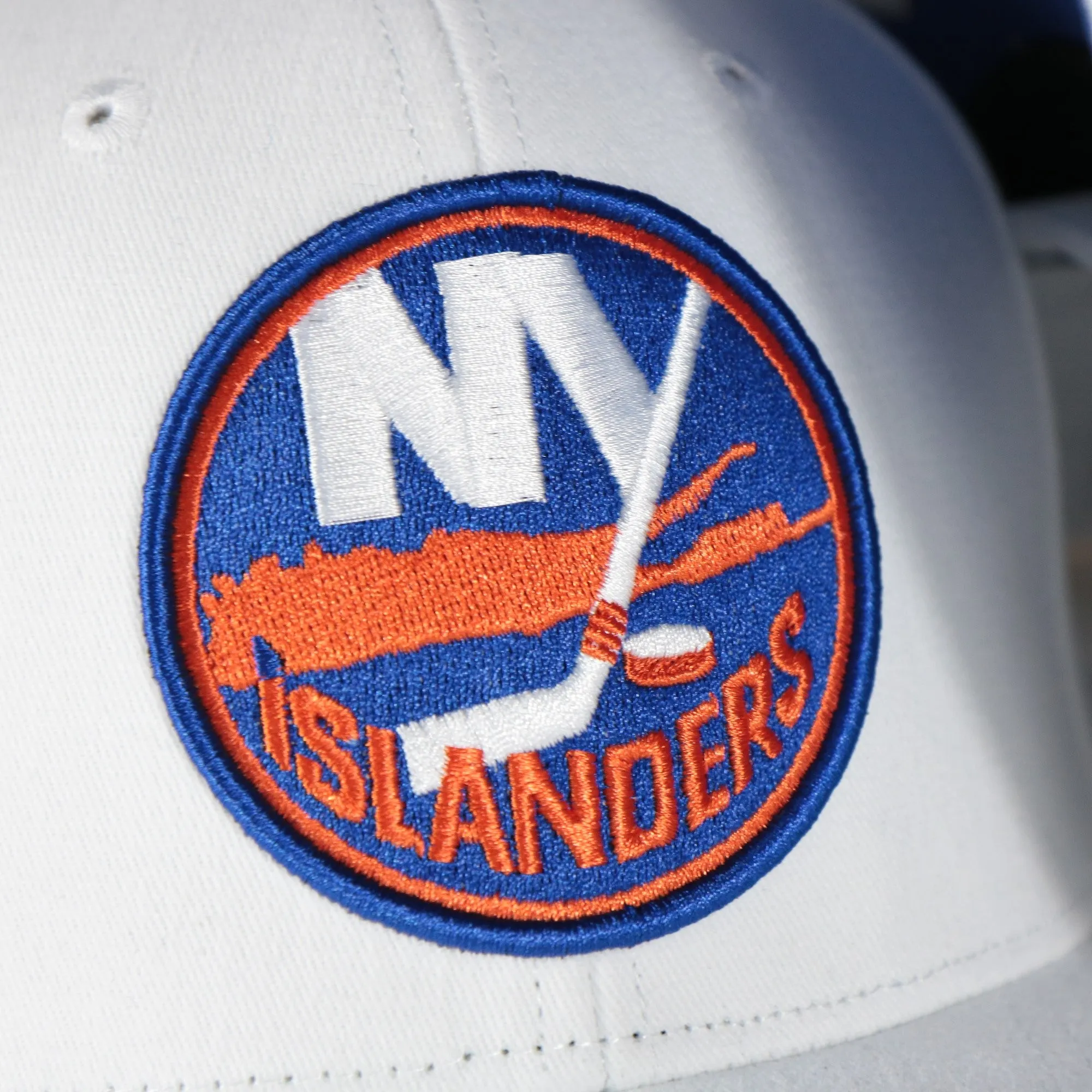 New York Islanders NHL All in Pro Blue Bottom | White Snapback Hat