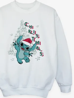 NW2 Lilo & Stitch Christmas Tree Kids Sweatshirt | Sweatshirts & Hoodies | George at ASDA