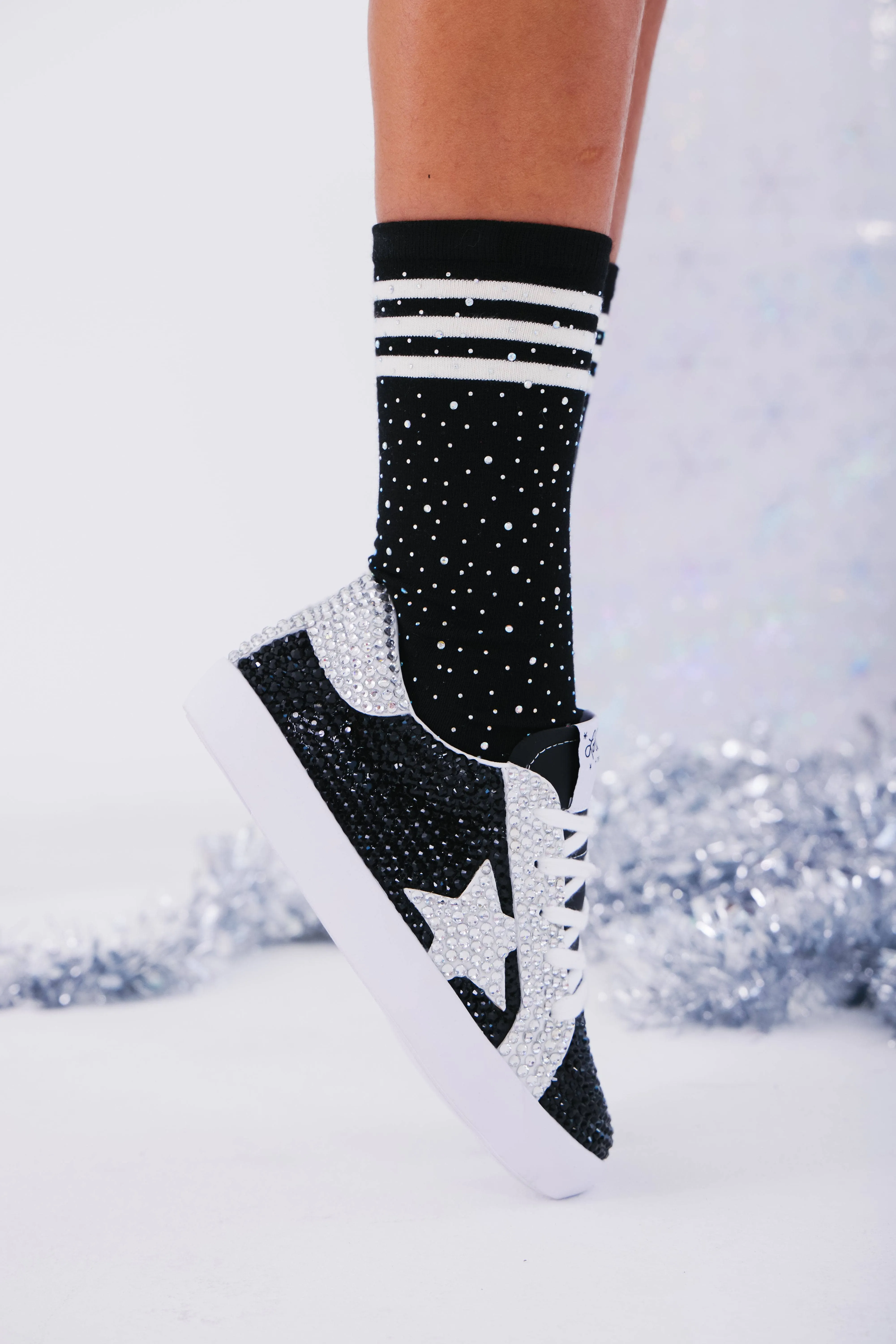 Panda Crystal Star Sneaker