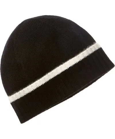 Phenix Jersey Tipped Cuffed Cashmere Hat