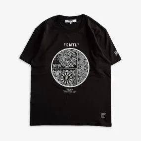 PRINTED PAISLEY TEE SUMI 'BLACK'