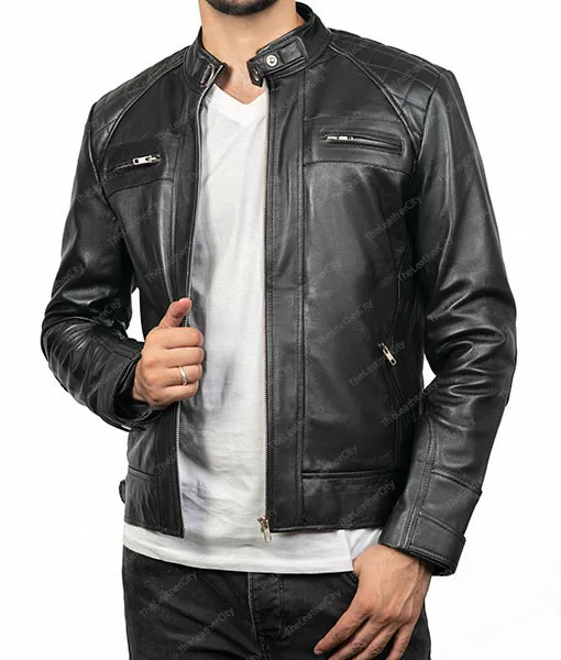 Racer Jacket | Diamond Quilted Jacket