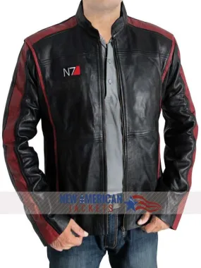 Real Leather N7 Mass Effect Jacket - New American Jackets