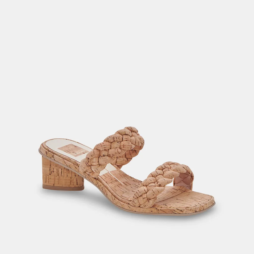 RONIN Sandals Natural Cork | Natural Cork Braided Sandals– Dolce Vita 6866100060226