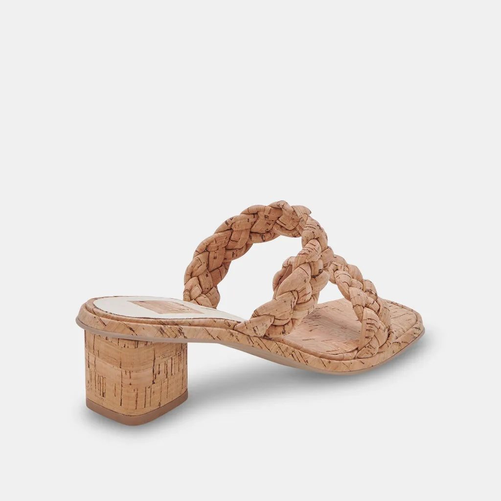 RONIN Sandals Natural Cork | Natural Cork Braided Sandals– Dolce Vita 6866100060226