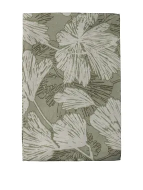 SILK FLOWER PRINT PONGE FOULARD