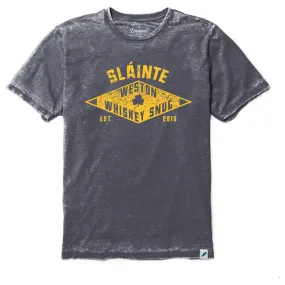 Slainte Whiskey Snug Burnout Crewneck T-Shirt