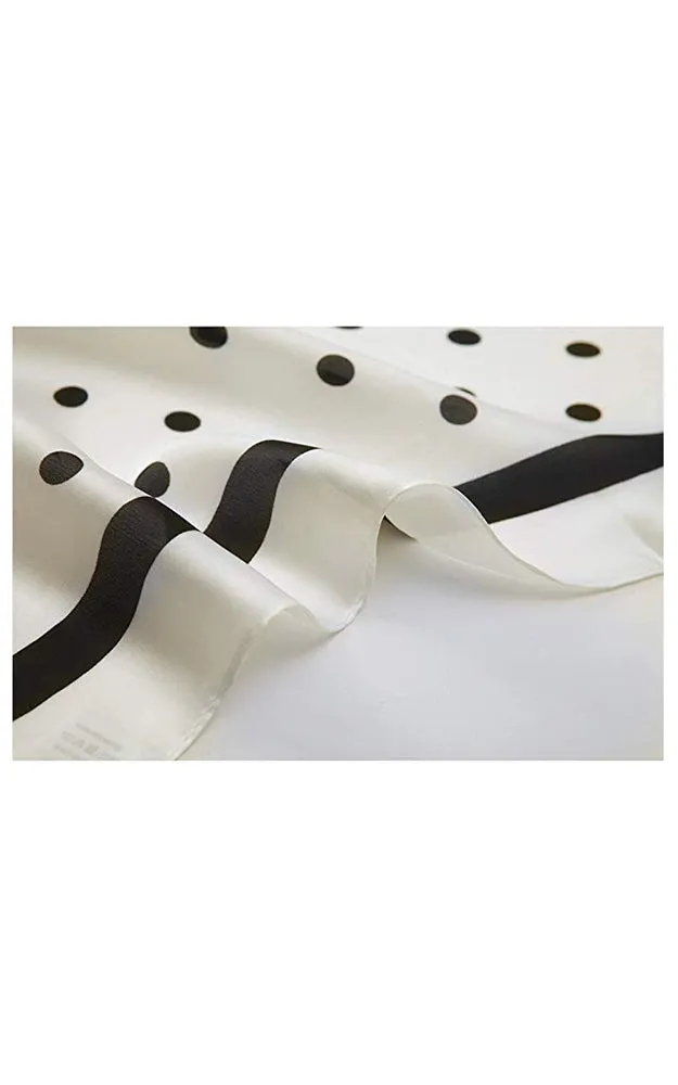 SPSS4942 Polka Dot Printed Scarf