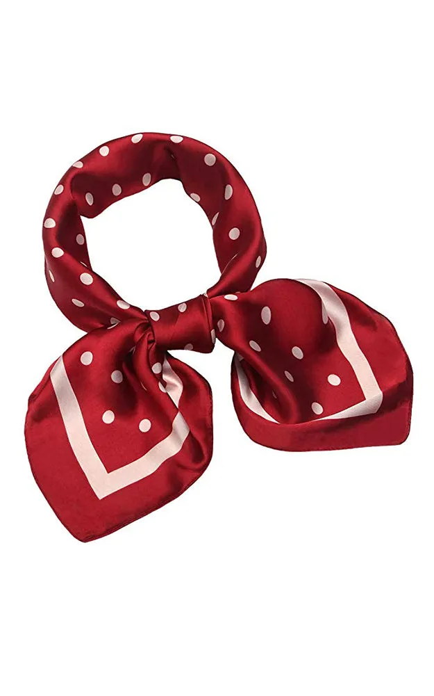 SPSS4942 Polka Dot Printed Scarf