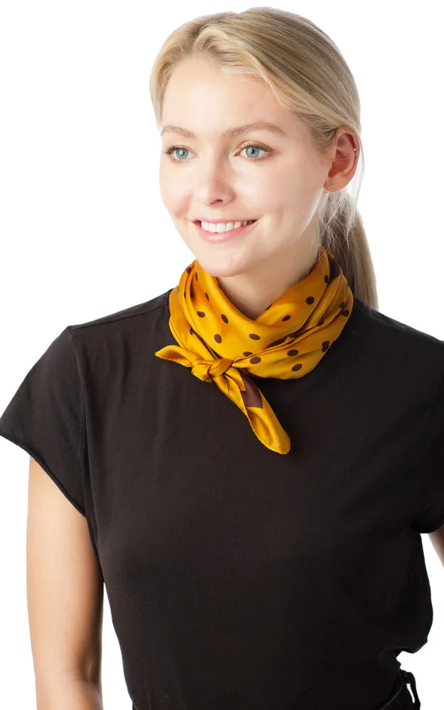 SPSS4942 Polka Dot Printed Scarf