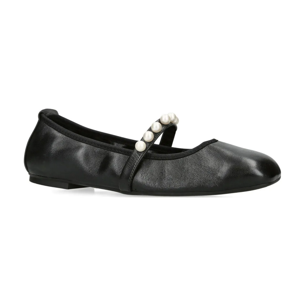 STUART WEITZMAN Goldie Embellished Ballet Flats - Black