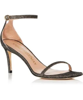 Stuart Weitzman Womens Metallic Adjustable Heels