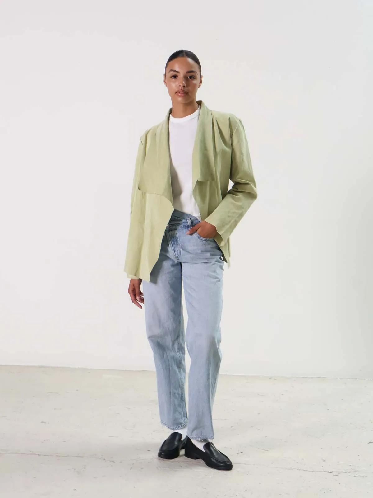 Suede Jacket - Green