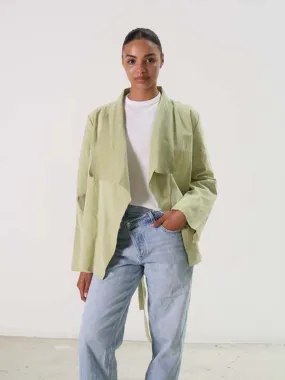 Suede Jacket - Green