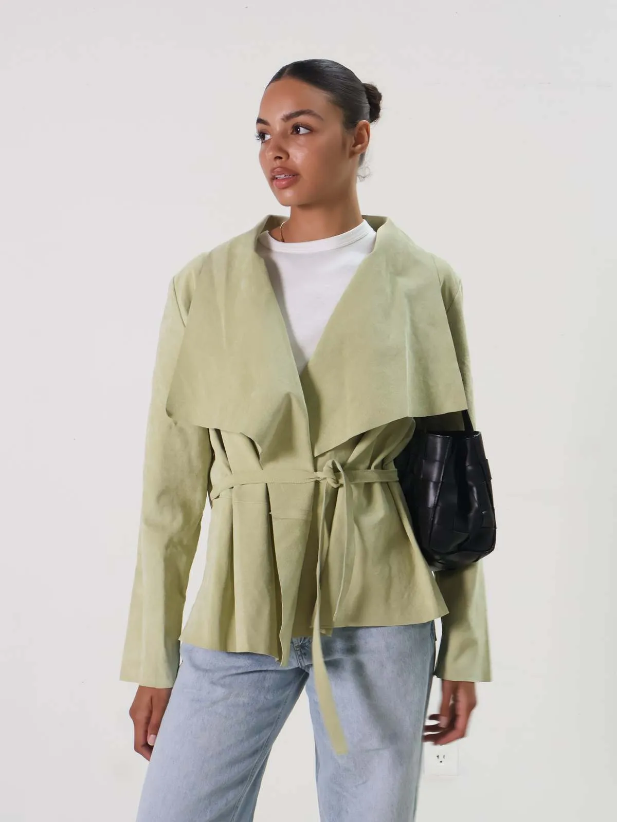 Suede Jacket - Green