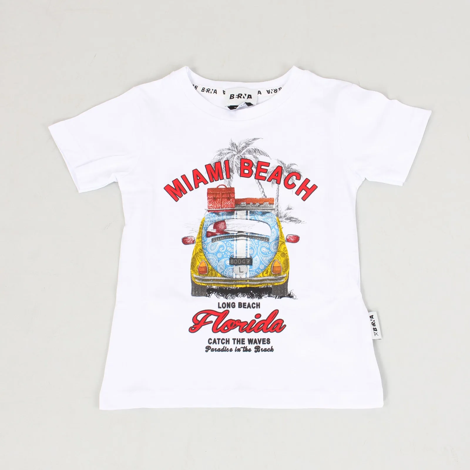 T-shirt Stampa Maggiolone Bianco