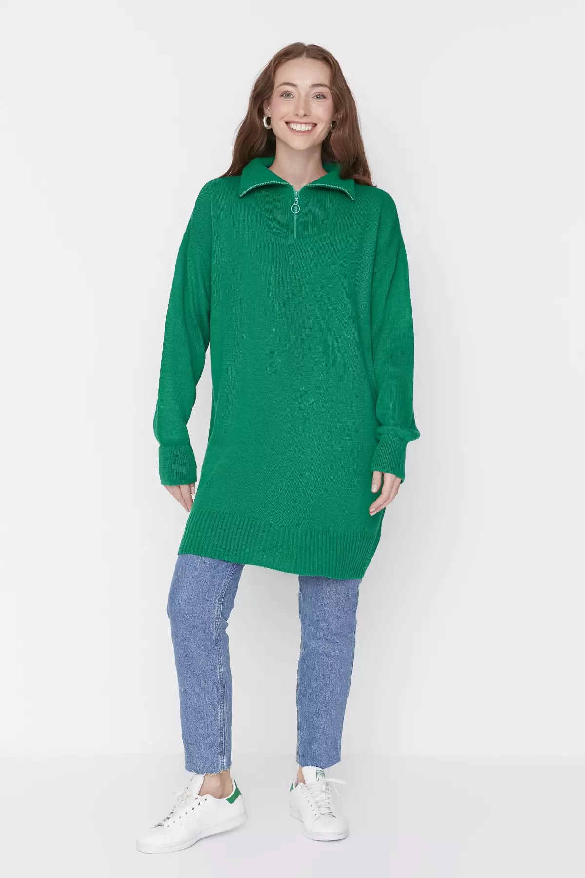 Trendyol Zip Collar Sweater