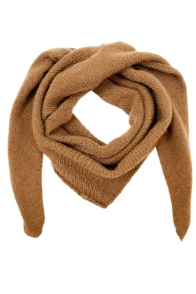 Triangle Mini Knitted Scarf | Taupe | Trklde fra Black Colour