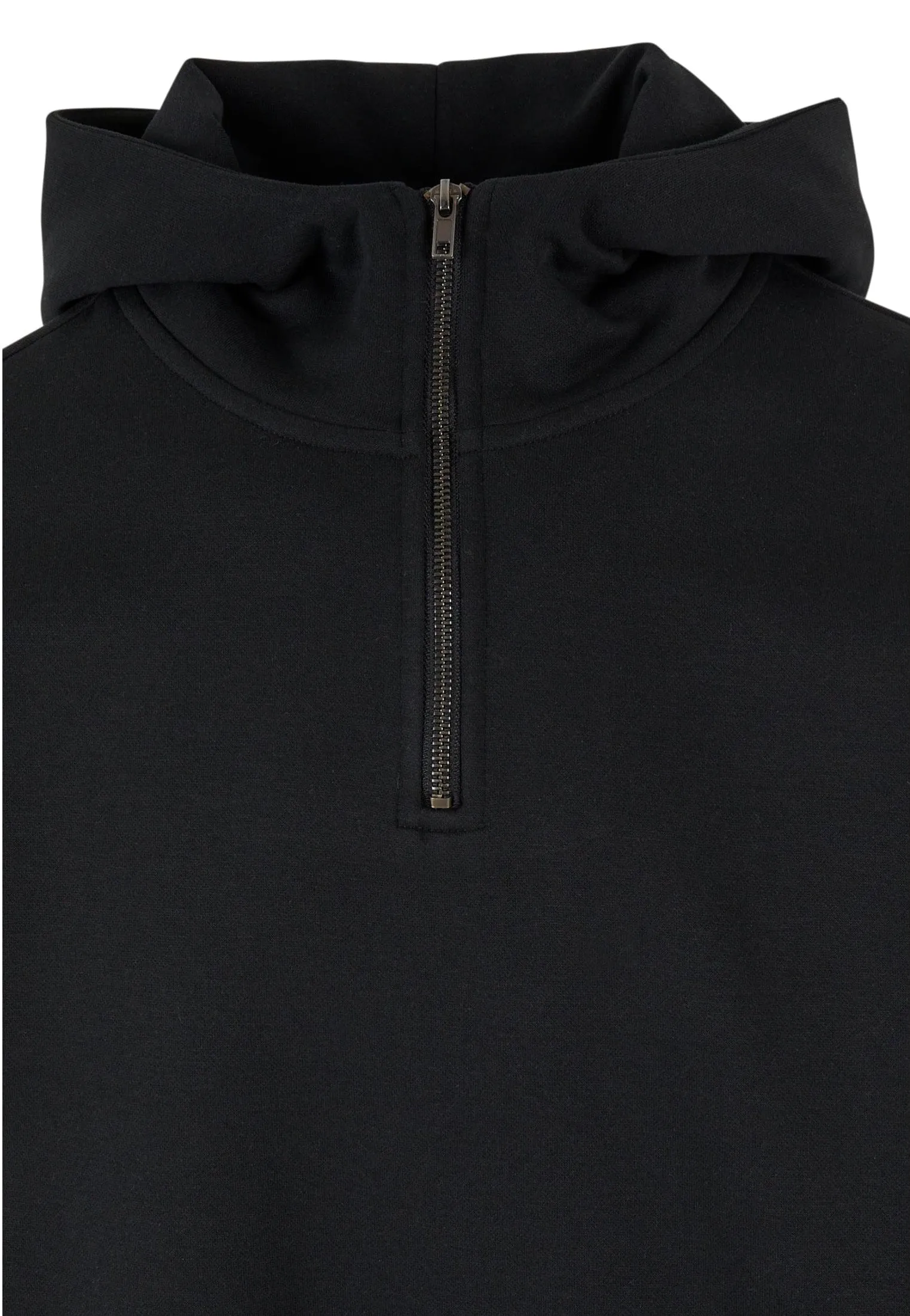 Urban Classics - Zipped High Neck Black - Hoodie