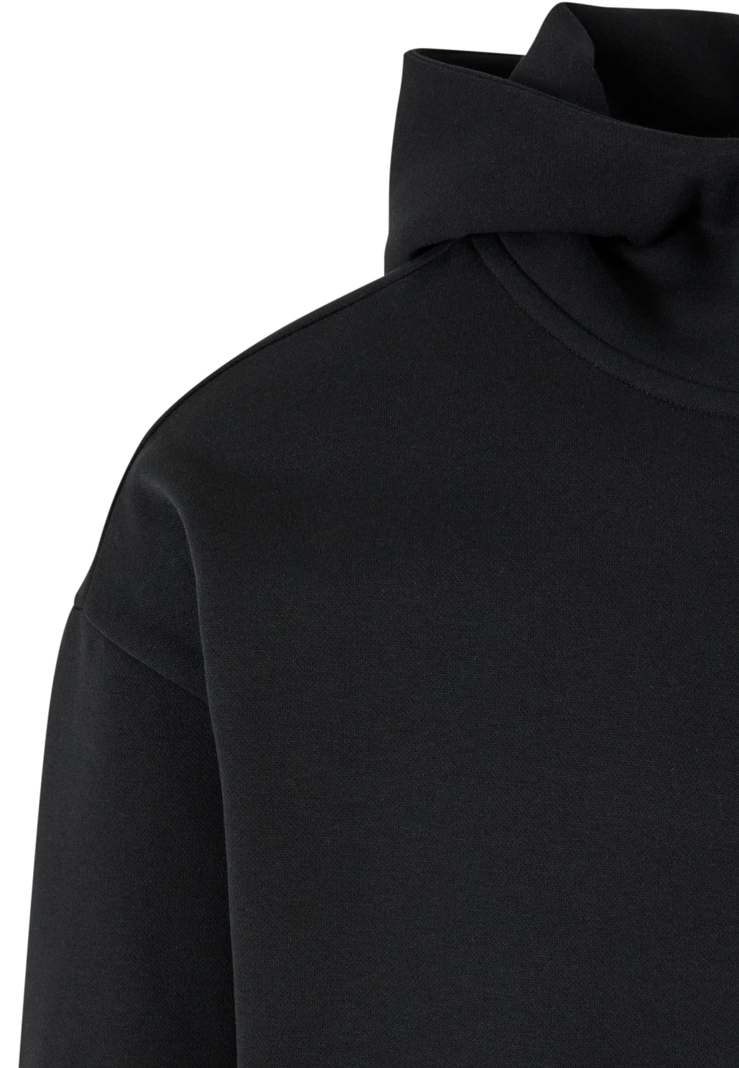 Urban Classics - Zipped High Neck Black - Hoodie