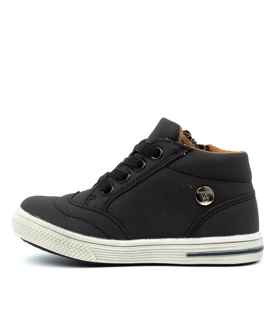 WALNUT Storm Sneaker Tot Black