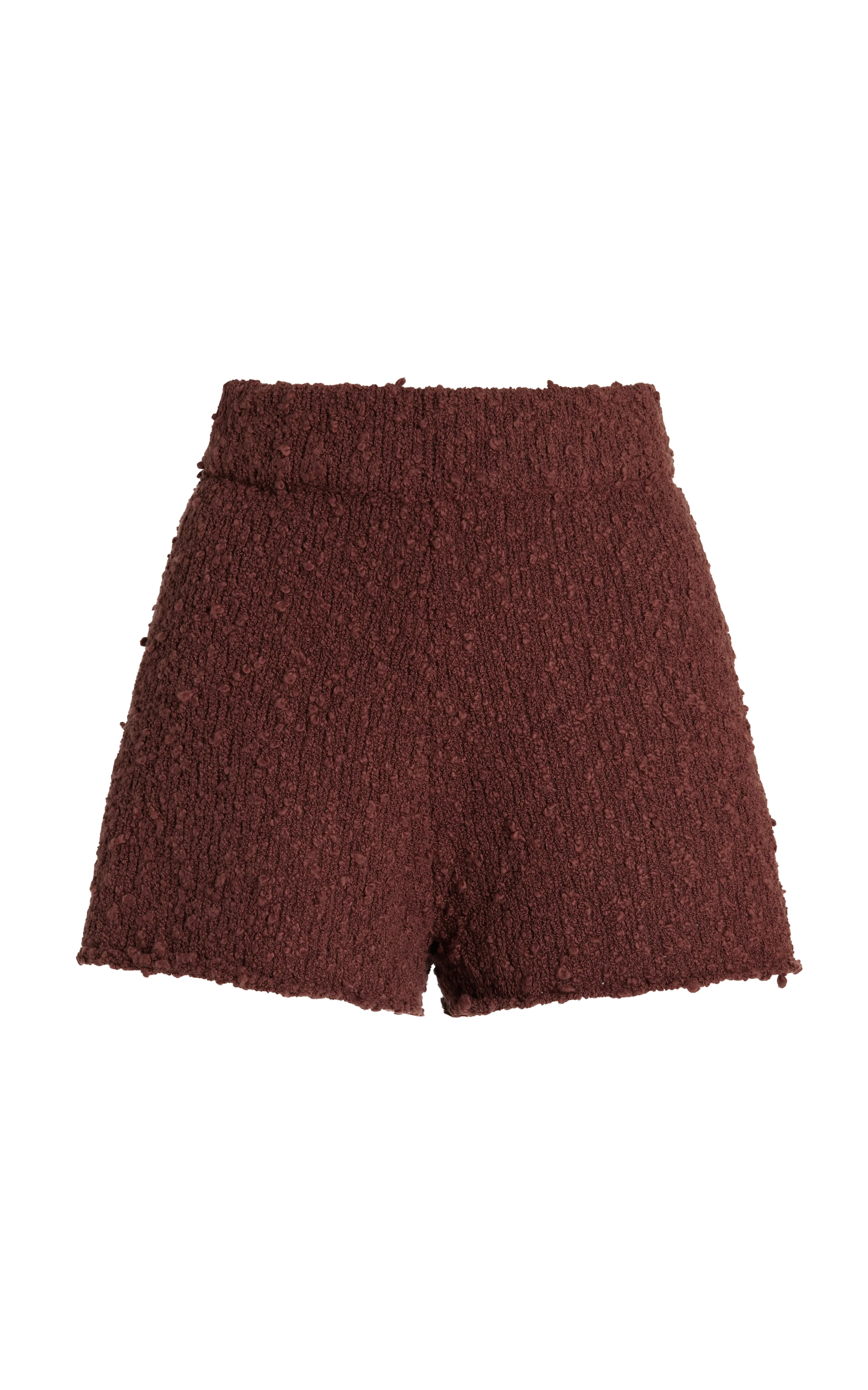 Zulu & Zephyr Boucle Knit Organic Cotton-Blend Shorts